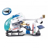 Sluban Metropolis helikopter van de luchtpatrouille