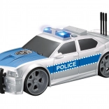 Politiewagen met vliegwiel en effecten 27 cm