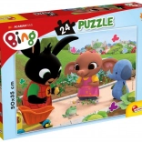 Puzzel BING kikker 24 stukjes