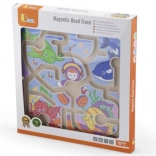 houten magnetisch labyrint met knikkers – onderwaterwereld