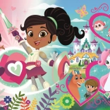 Vloer MAXI puzzel NELLA, prinses van de ridders 24 stukjes