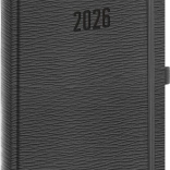 Dagelijkse agenda Rivoli 2026 grijs 15 x 21 cm