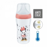 Babyfles NUK Perfect Match MICKEY met temperatuurcontrole 260 ml rood