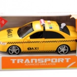 Plastic taxi op batterijen met licht en geluid