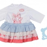 baby annabell kleding met rokje voor poppen