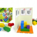 Qubolo gezelschapsspel met houten blokken in stoffen zakje