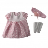 Roze jurk voor poppen 40 - 43 cm
