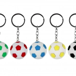 Sleutelhanger Voetbal 35 mm Mix Kleuren