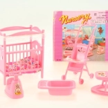 Glorie kinderkamer – set accessoires voor poppen