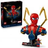 LEGO Marvel buste van Iron Spider-Man – verzamelmodel om tentoon te stellen