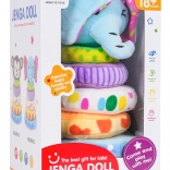 Zachte stapelpiramide met olifant voor de allerkleinsten