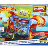 Hot Wheels City autowasserette Color Shifters met draaibare tunnel