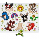 Houten inlegpuzzel MOL grote