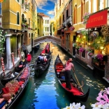 Puzzel Gondeliers van Venetië 500 stukjes