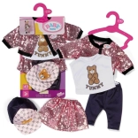 BABY born Glam Outfit – vijfdelige kleding set voor poppen 43 cm