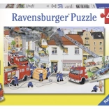Ravensburger puzzel Brandweerkazerne 2x24 stukjes