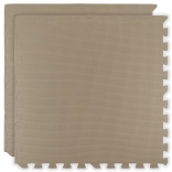HUMBI schuimvloeronderlegger 120 × 60, grote waterdichte puzzel, 2 stuks, lichtbeige