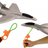 Styropor straaljager met lanceerder grijs