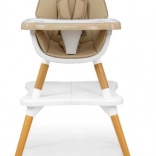 Eetstoel 2-in-1 Malmo beige