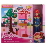 Barbie Brandweervrouw Pop met Accessoires