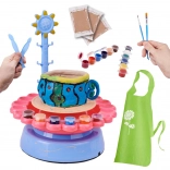 kinderpottenbakkerset met klei en verven