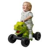 Evo elektrische loopauto dinosaurus quad met geluid