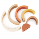 Bieco siliconen stapelboog Chocolate Bliss