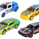 Metalen autootje 7 cm met vrijlopende wielen