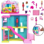 Mattel Mini Barbie Land huis met pop, huisdier en accessoires