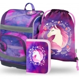 BAAGL schoolset Zippy Plus Paard - schooltas, etui, gymzak