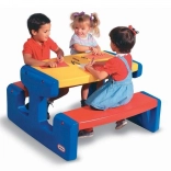 Grote picknicktafel voor kinderen Little Tikes - Primaire kleuren