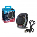 Slim horloge met luidspreker en lichteffecten