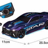 RC auto STAR blauw met driftwielen