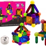 Magnetische bouwset met verlichting, 32 delen