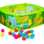 Droog ballenbad met 50 ballen