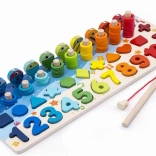 houten spel vissen vangen – leren tellen