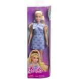 Barbie model met blauwe strik