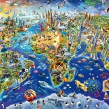 Puzzel Ontdek de wereld 1000 stukjes SCHMIDT