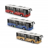 Metalen bus met openende deuren