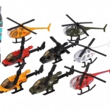 Metalen en plastic helikopter voor kinderen 10 cm