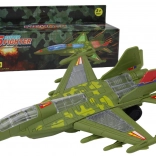 Militaire straaljager met licht en geluid – groen